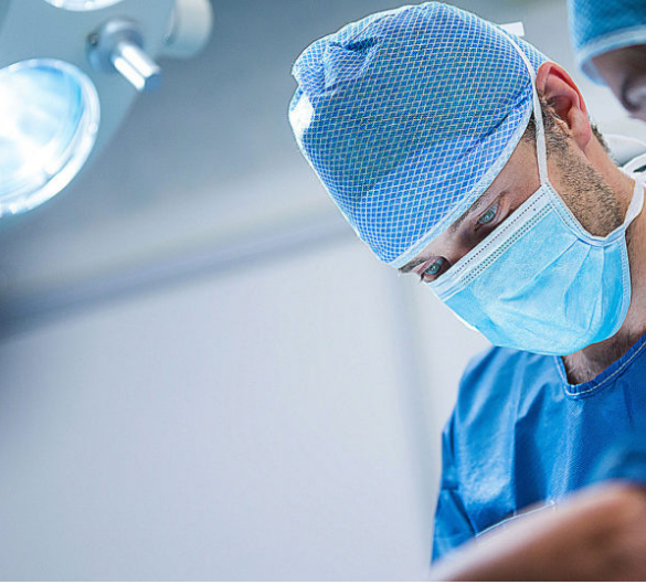 doctor while treatment